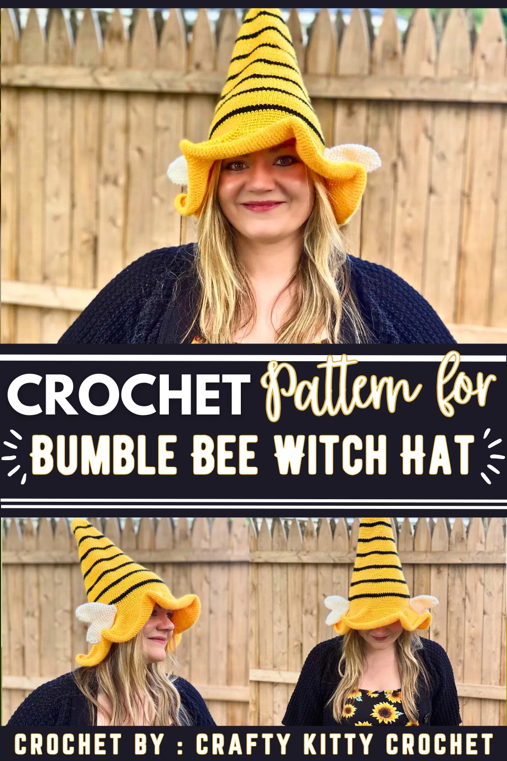 Bumble Bee Witch Hat