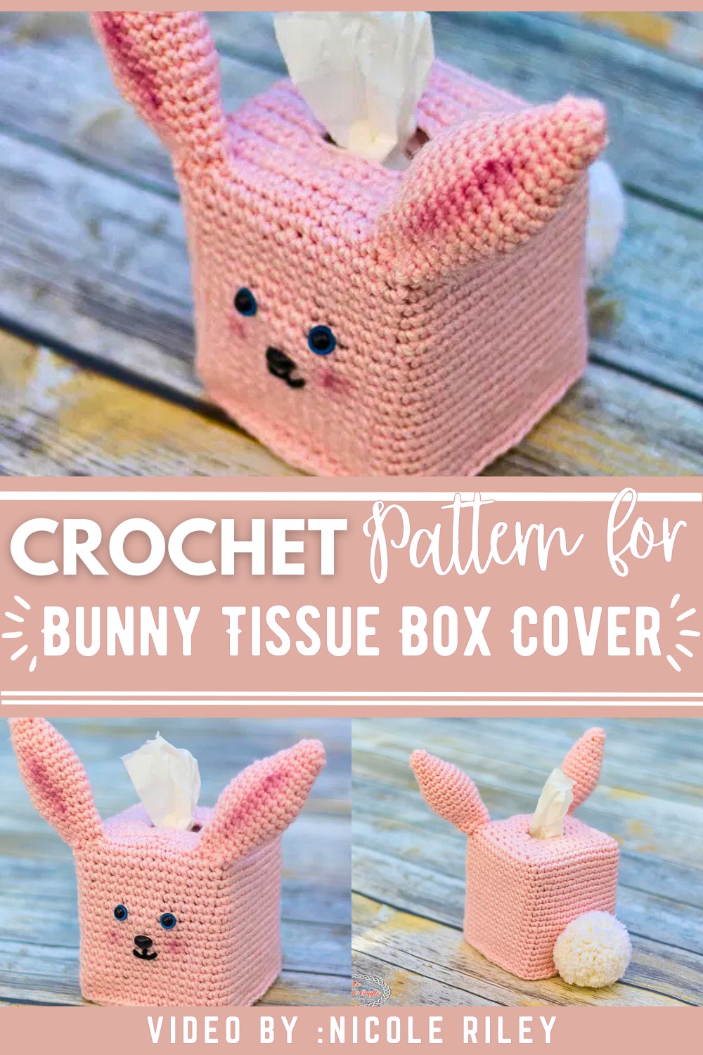 Bunny Tissue Box Cover