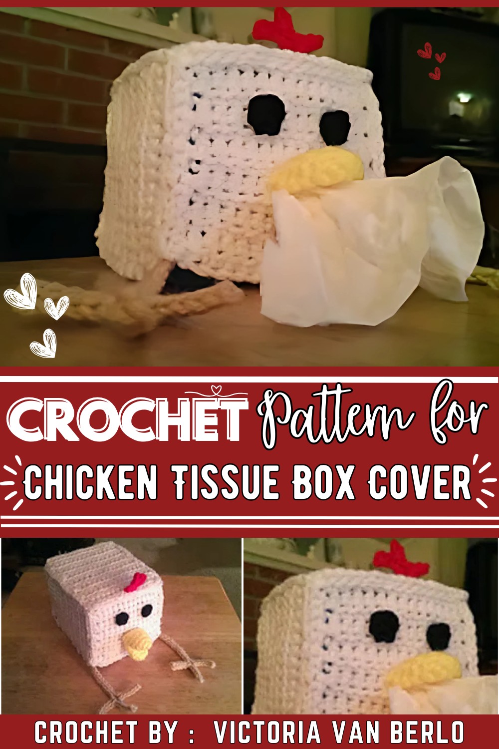 Chicken Tissue Box Cover