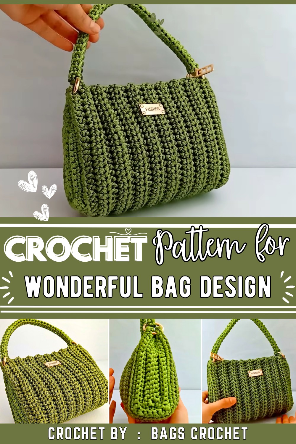 Crochet Bag With A New Easy And Wonderful Design