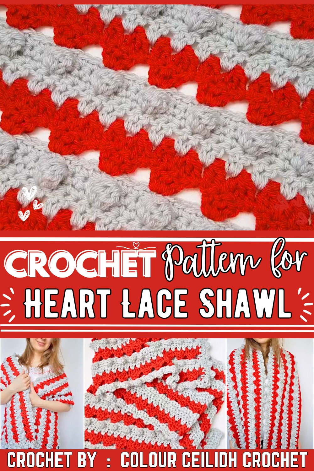 Crochet Heart Shawl
