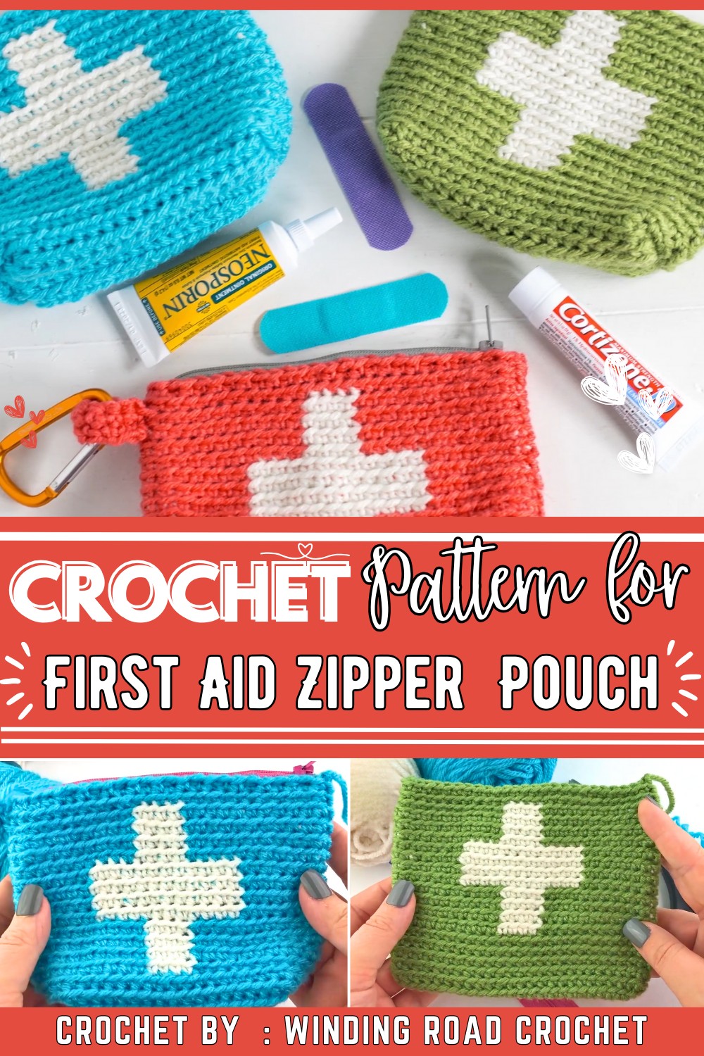 Crochet Mini First Crochet Pouch With A Zipper