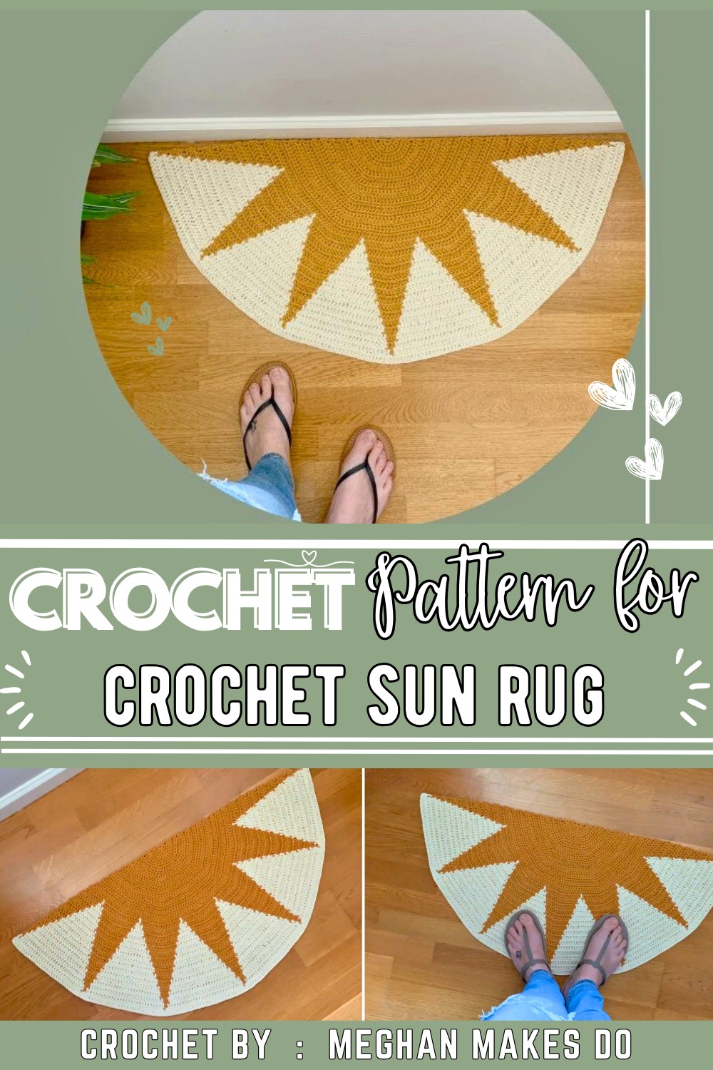 Crochet Sun Rug