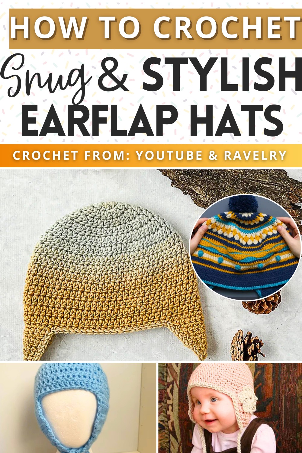 Earflap Hat, Free Crochet Patterns