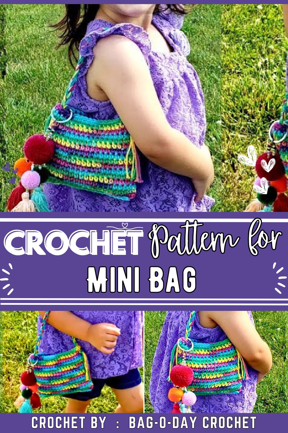Easy Crochet Mini Bag Purse