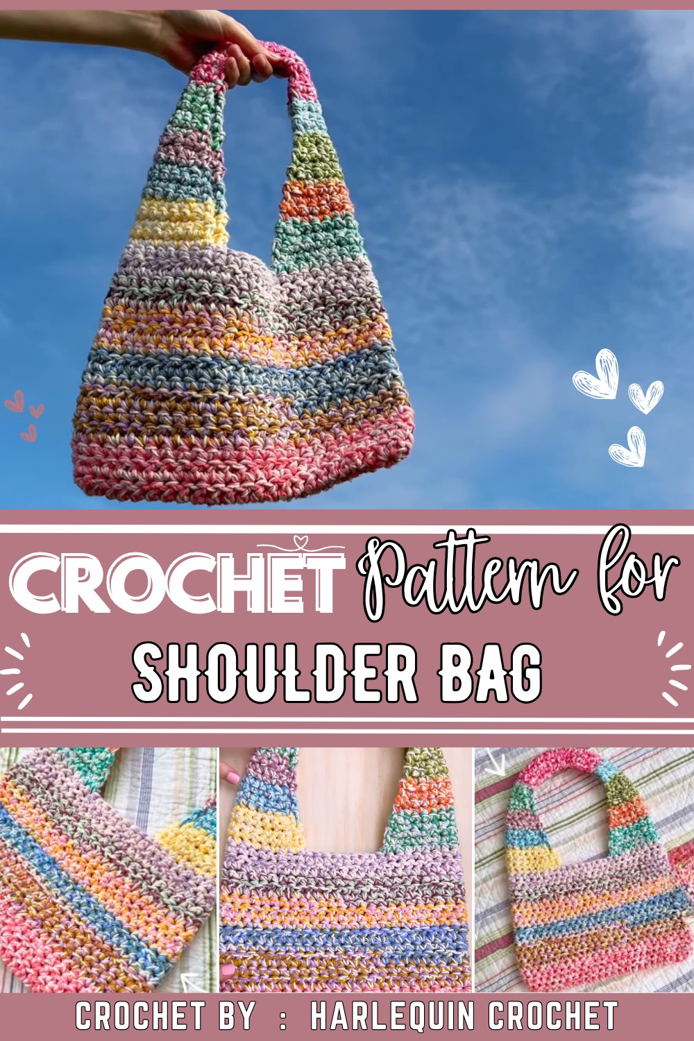 Easy Crochet Shoulder Bag