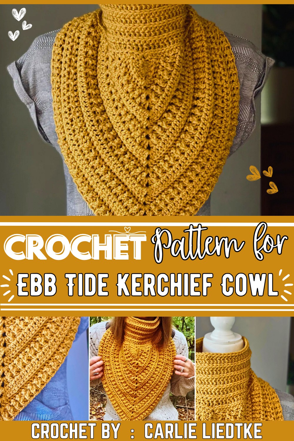 Ebb Tide Kerchief Cowl