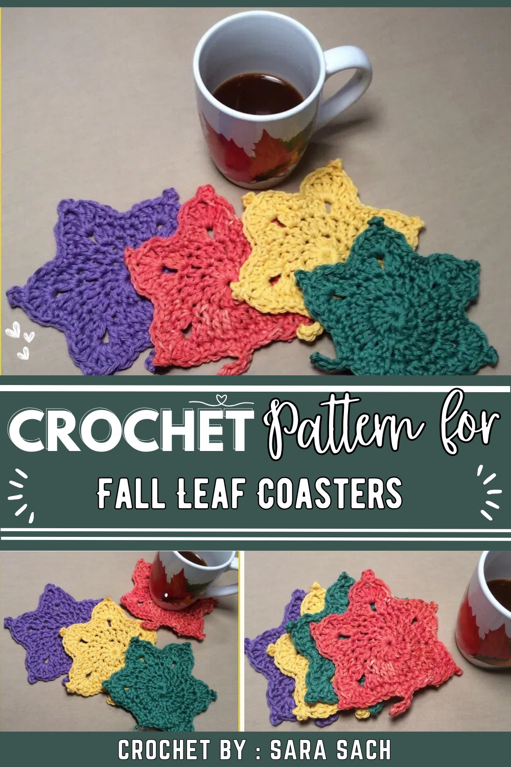 Fall Leaf Coasters