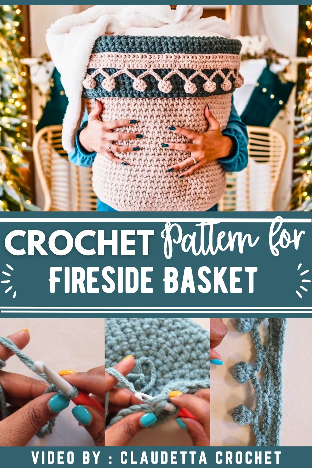 Fireside Basket Crochet Pattern