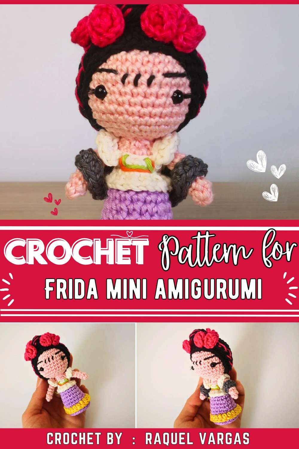 Frida Mini Amigurumi