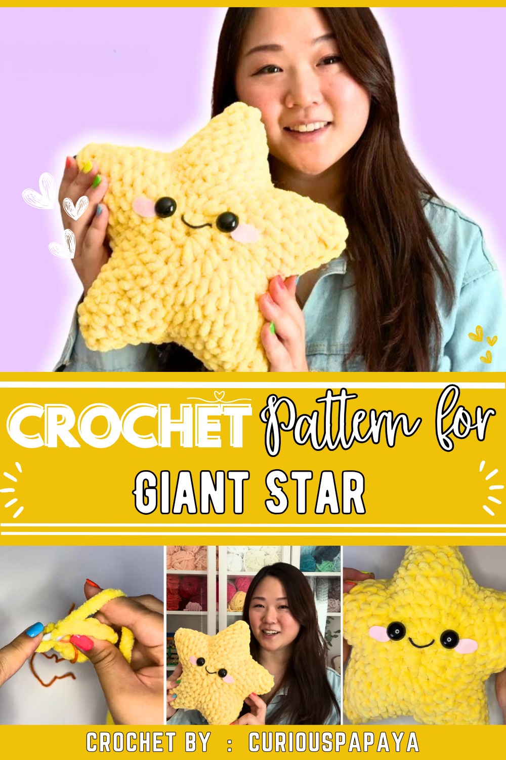 Giant Star Crochet Tutorial