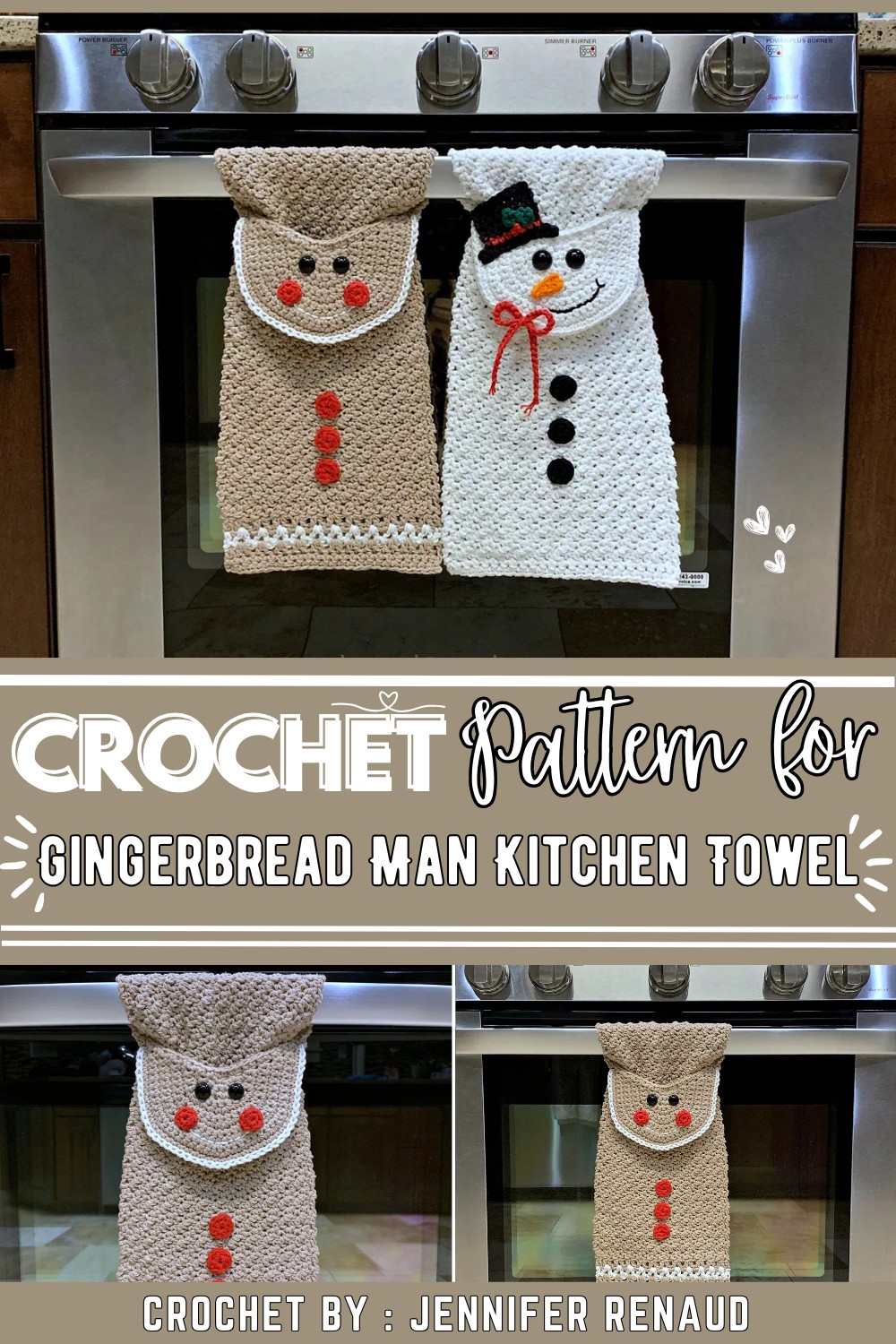 Gingerbread Man Kitchen Towel