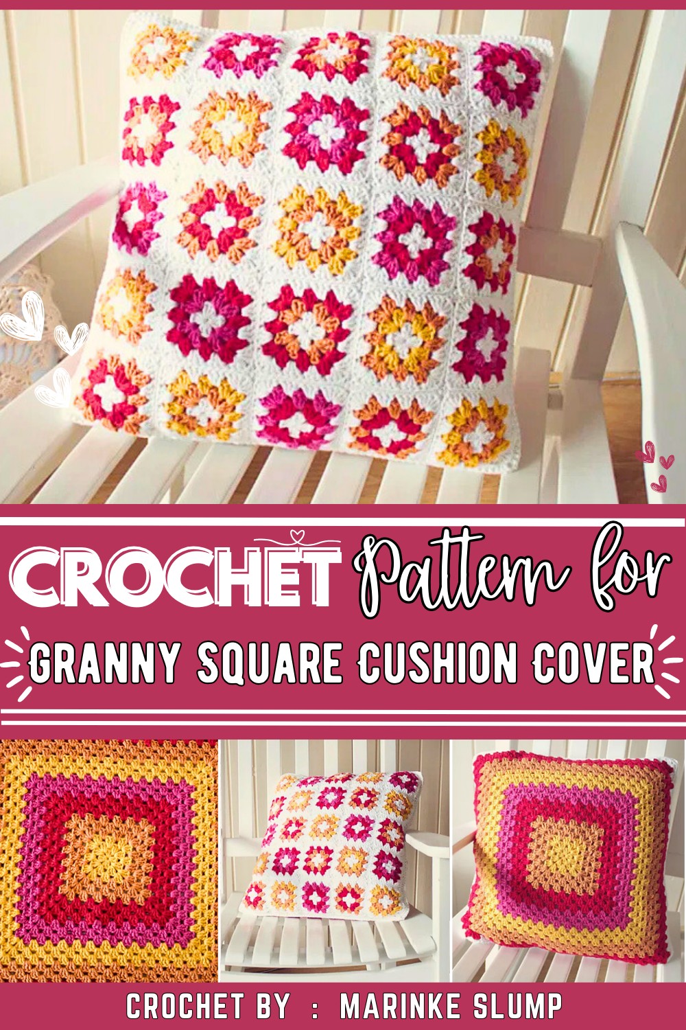 Granny Square Cushion Cover