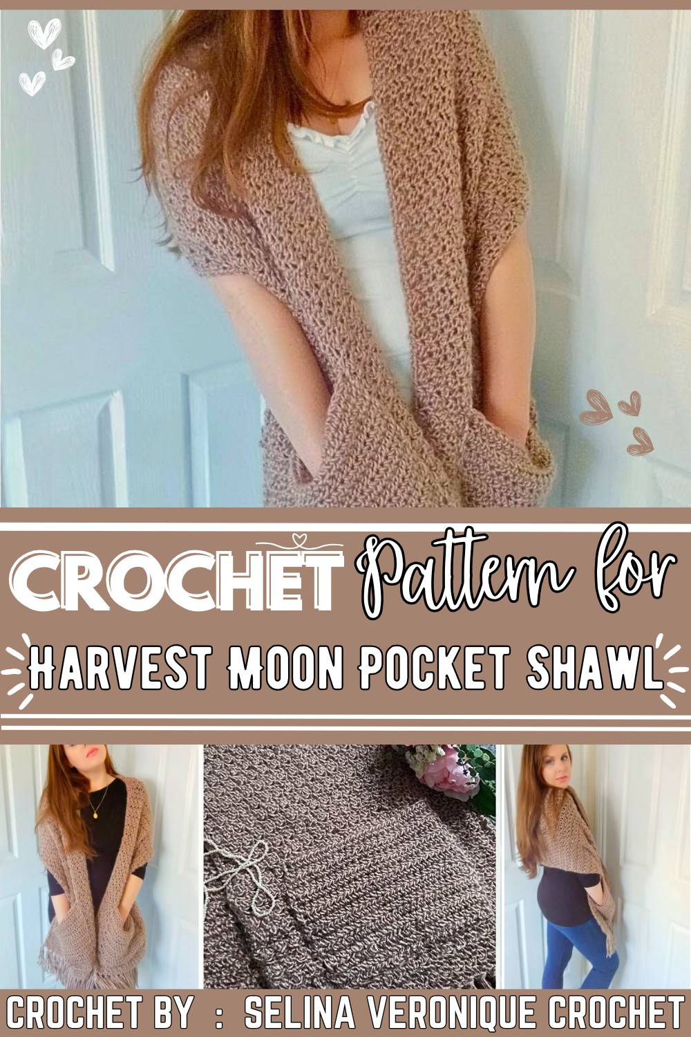 Harvest Moon Pocket Shawl Tutorial