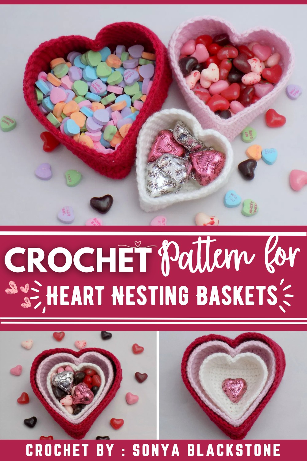 Heart Nesting Baskets