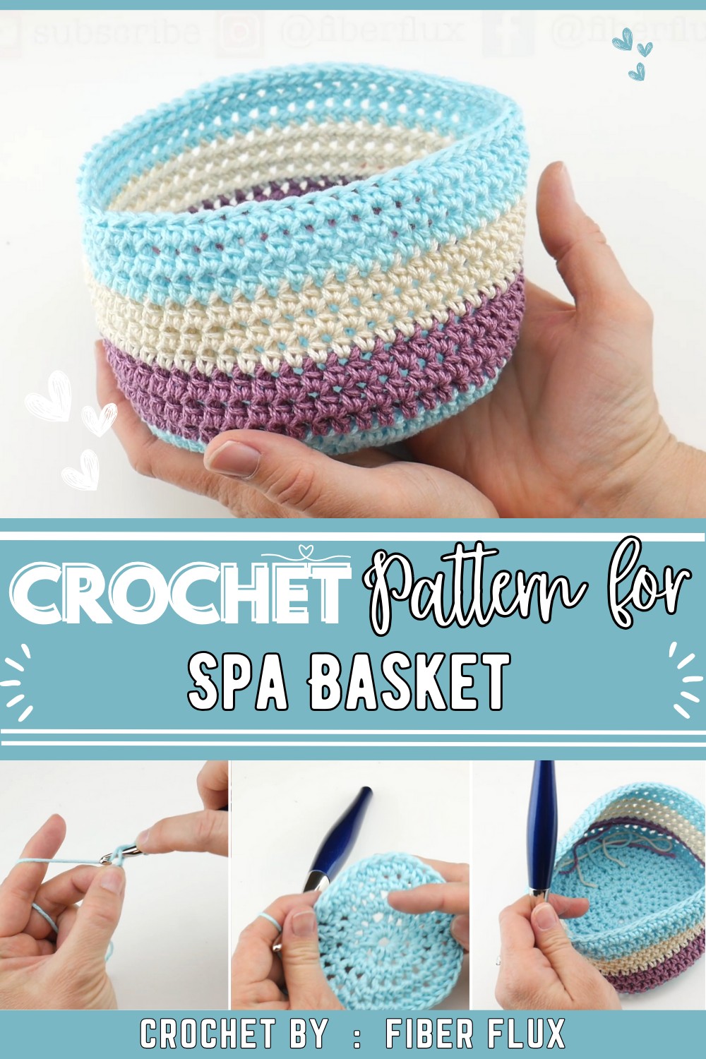 How To Crochet A Spa Basket