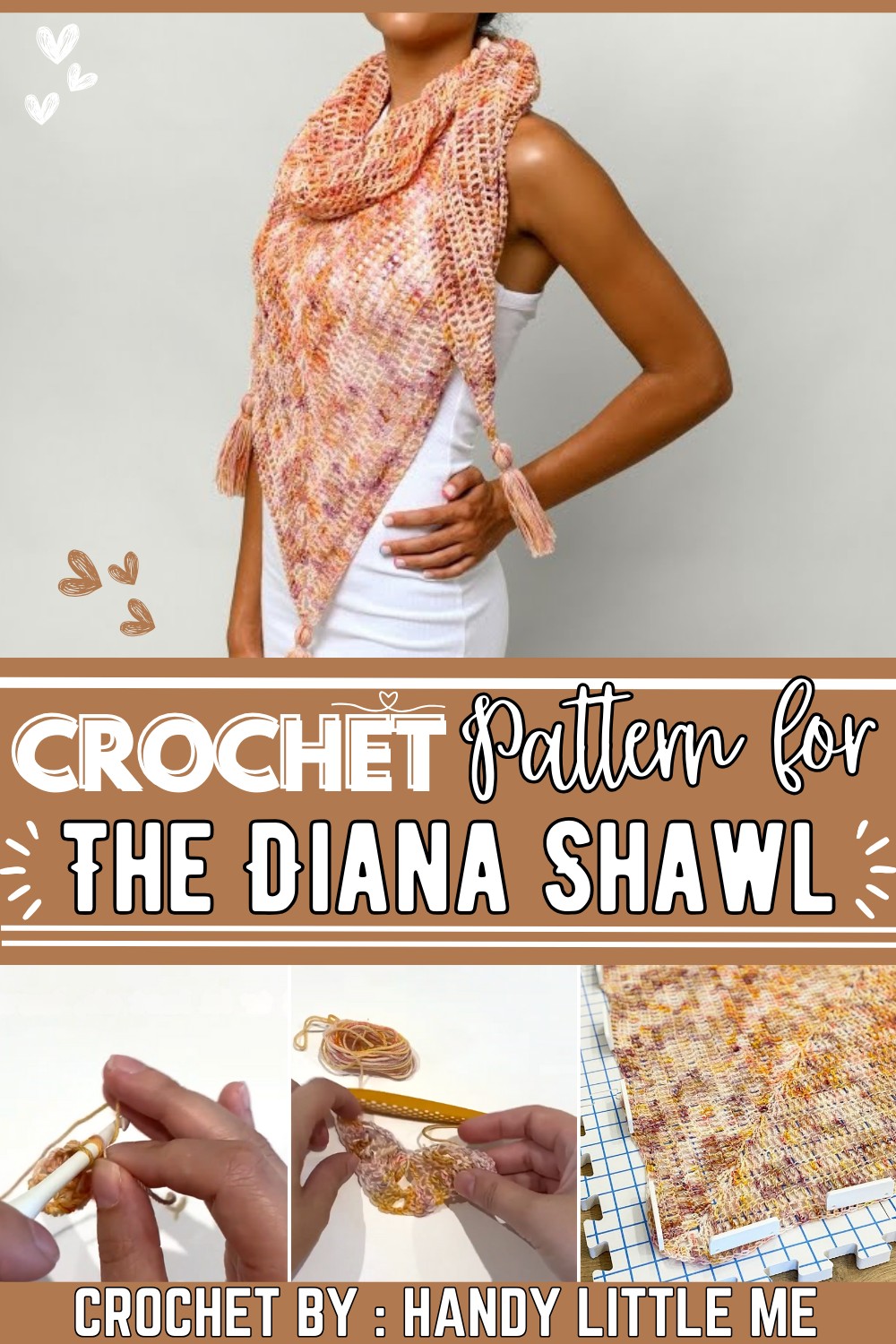 How To Start The Diana Shawl Crochet Pattern