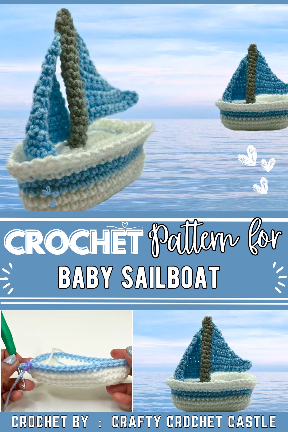How to Crochet Sailboat Crochet Toys