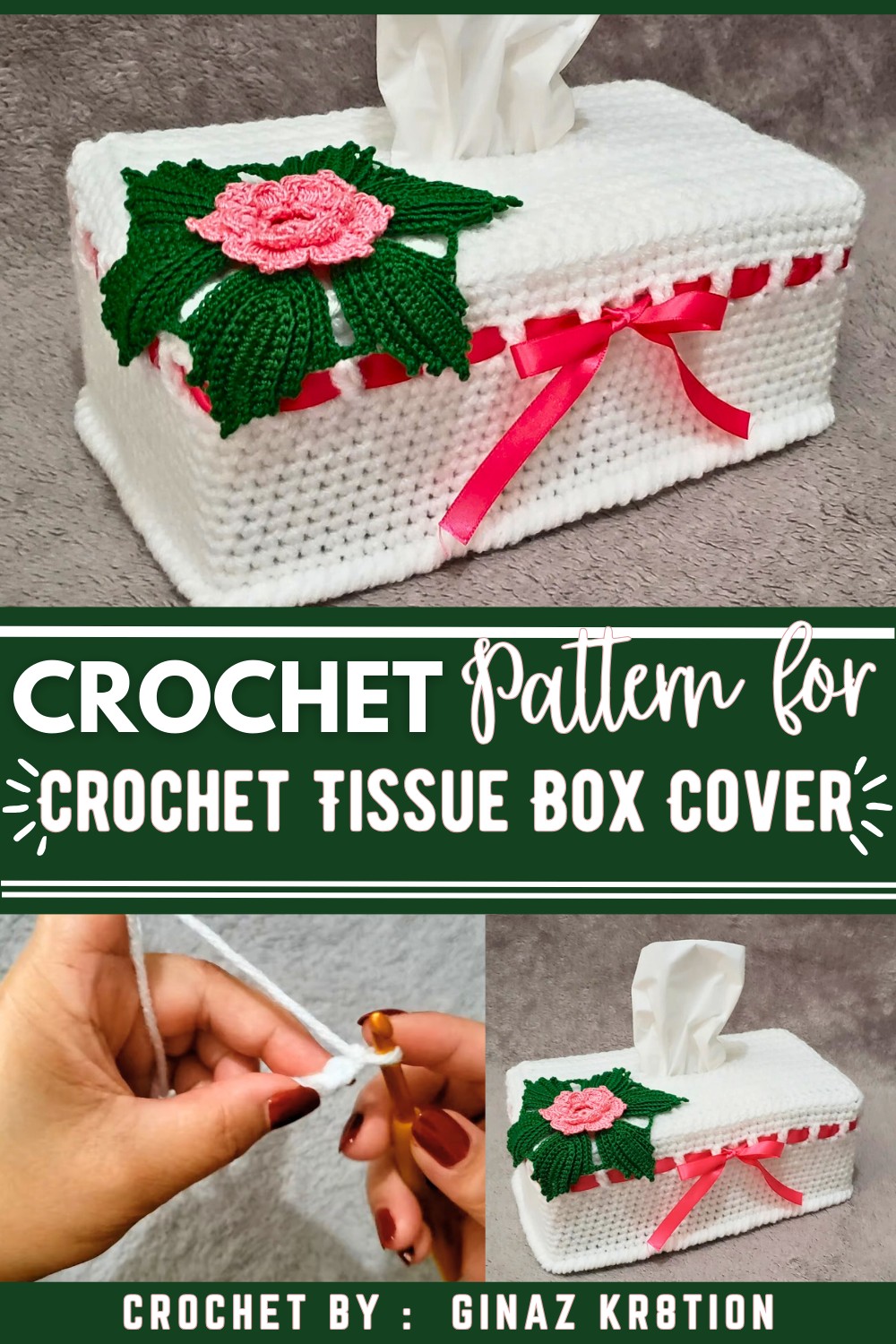 How to Crochet Tissue Box Cover