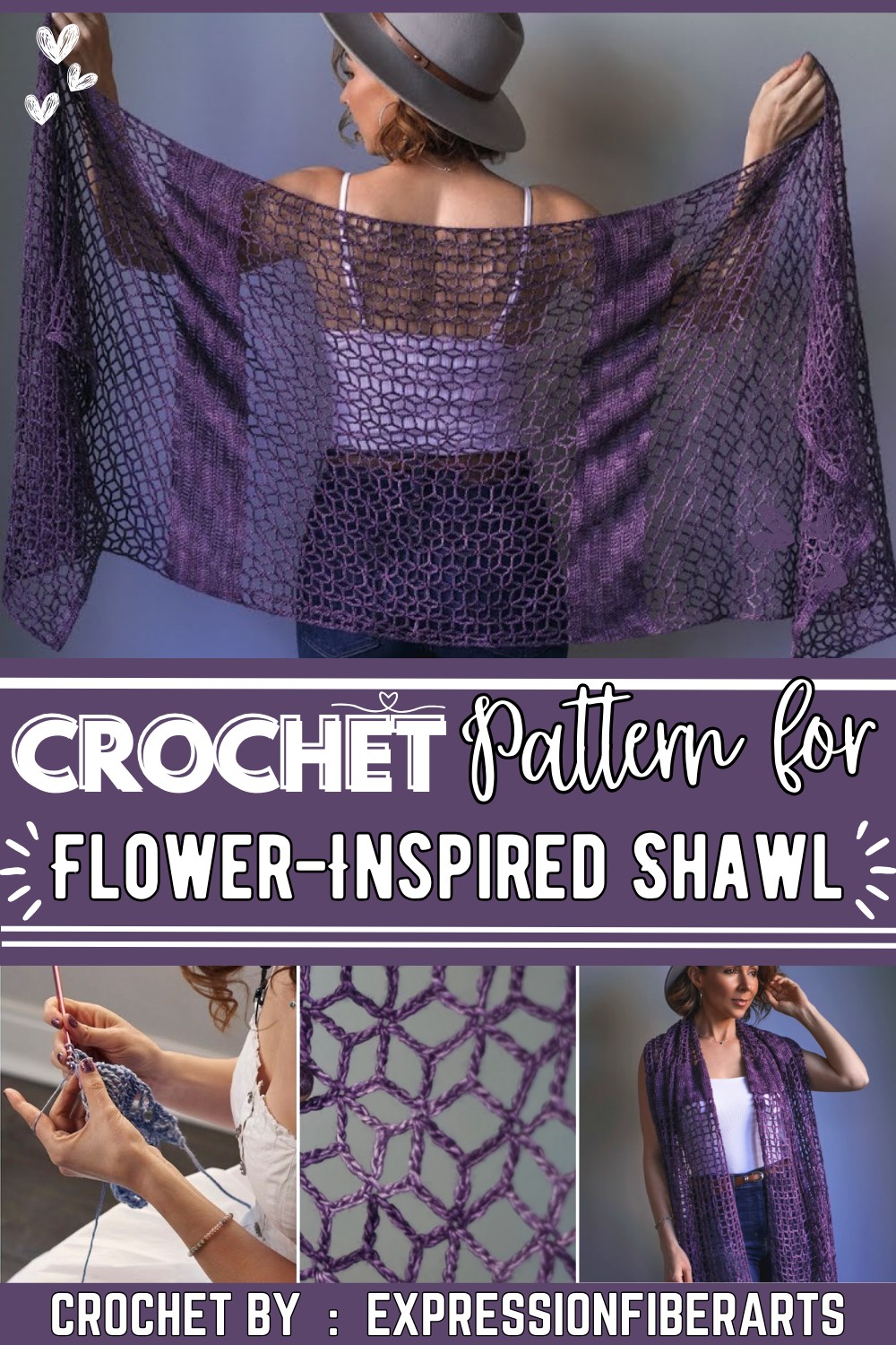 How to Crochet a Beginner Flower-Inspired Shawl