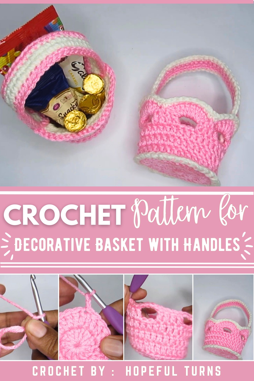 How to Crochet a Mini Basket