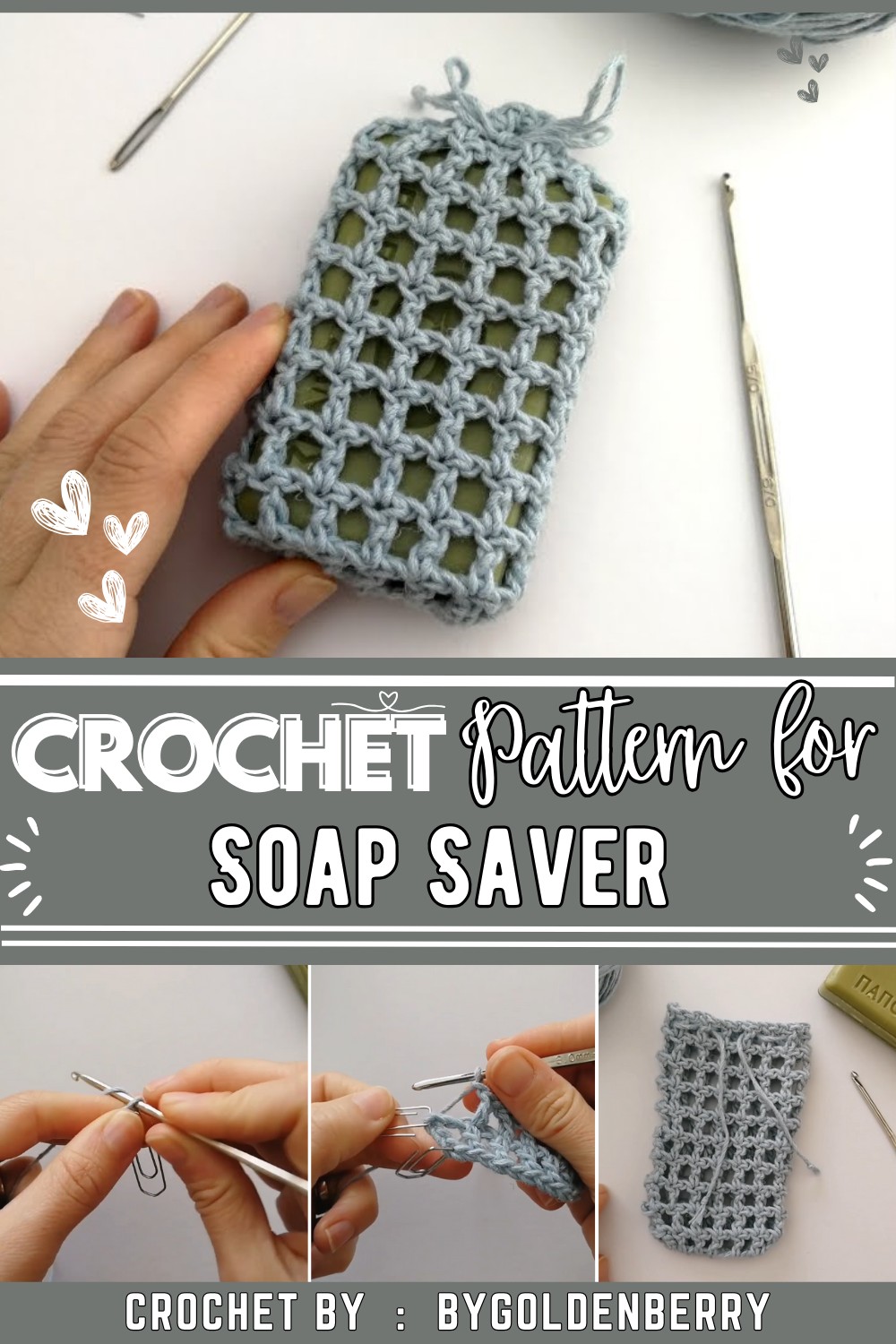 How to Crochet a Soap Saver for Beginners