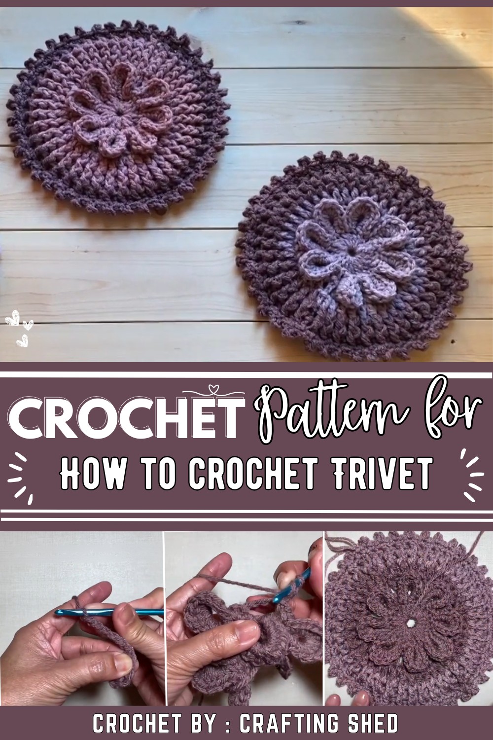 How to crochet Trivet