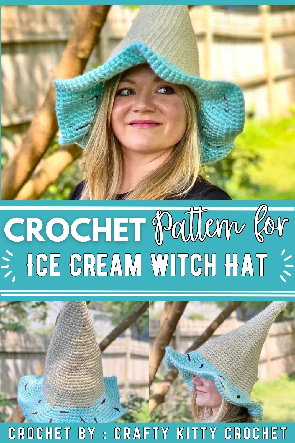 Ice Cream Witch Hat