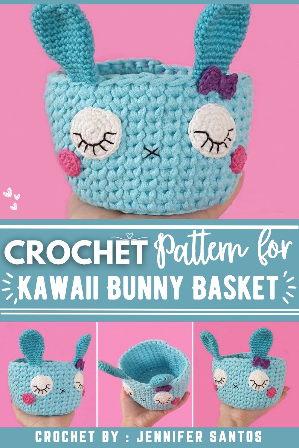 Kawaii Bunny Basket