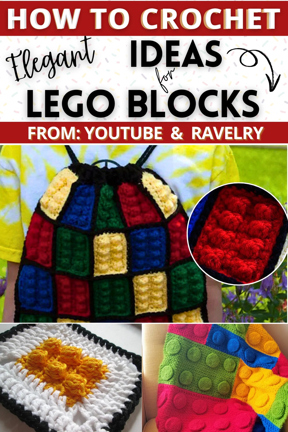 Lego Blocks Free Crochet Patterns