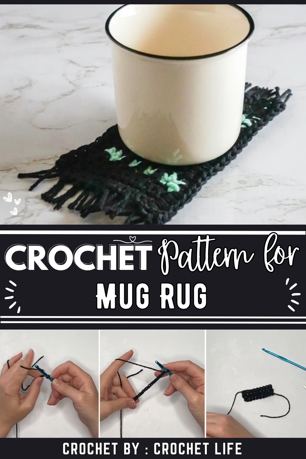 Mug Rug Crochet Pattern