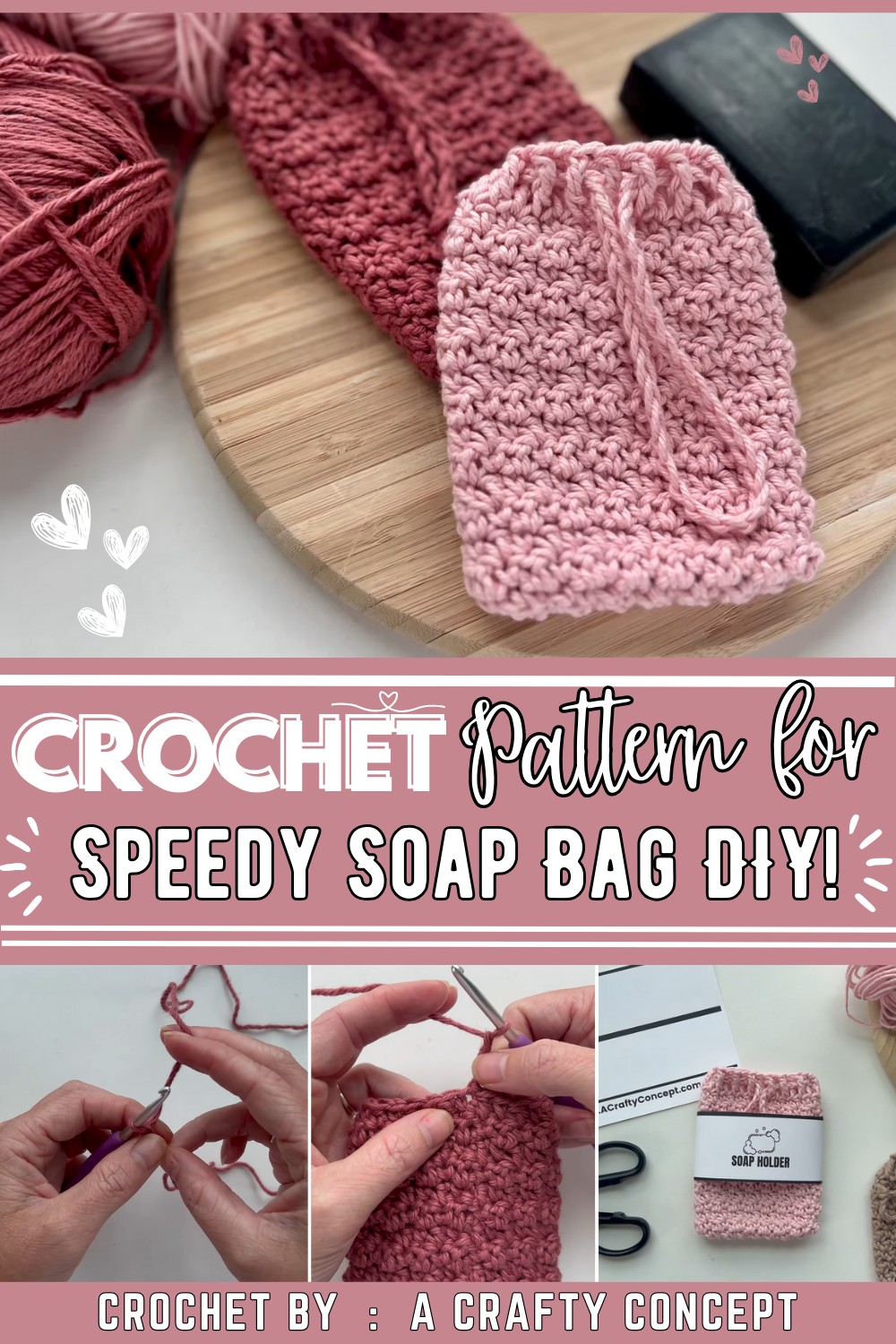 New Crochet Soap Holder Pattern Perfect for Newbies - Speedy Soap Bag DIY