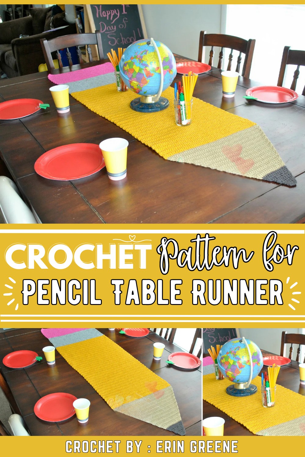 Pencil Table Runner