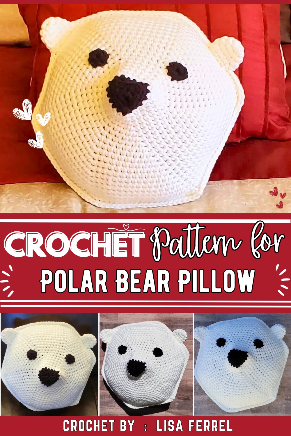 Polar Bear Pillow