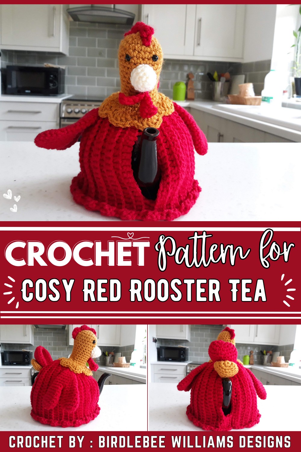 Red Rooster Tea Cosy