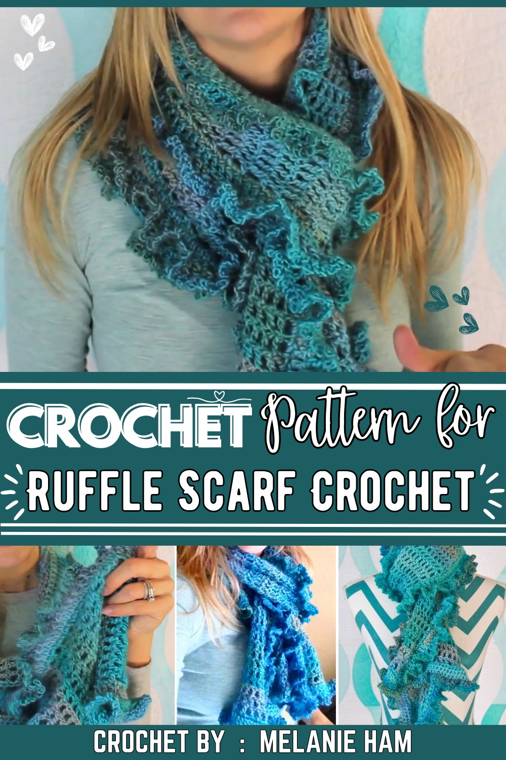 Ruffle Scarf Crochet Tutorial