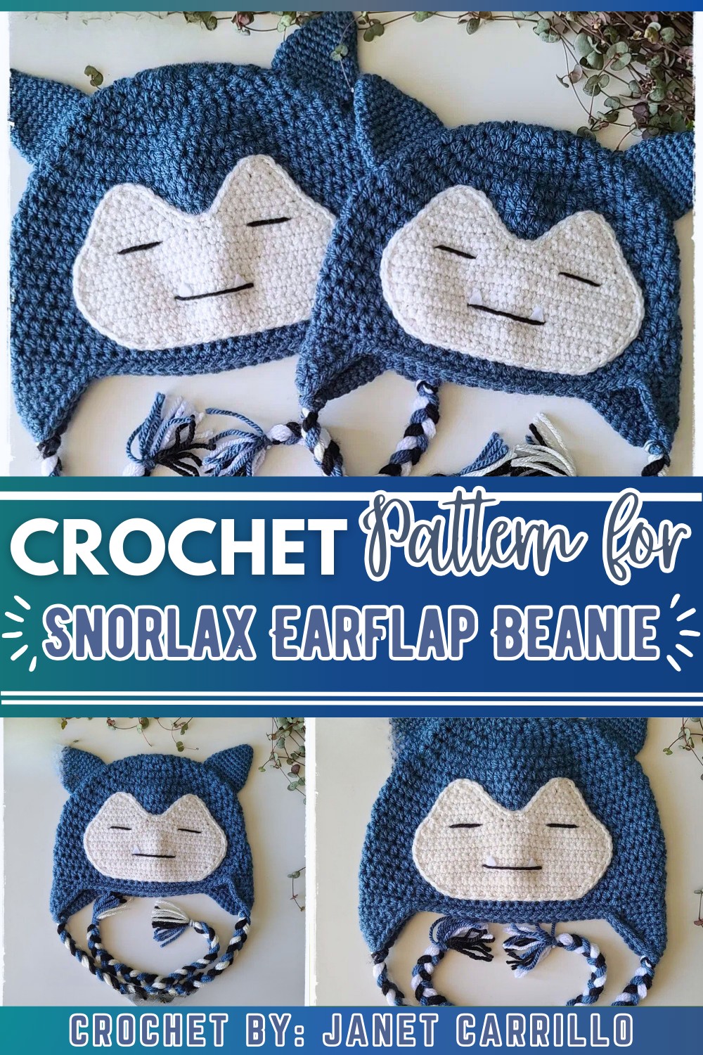 Snorlax Earflap Beanie
