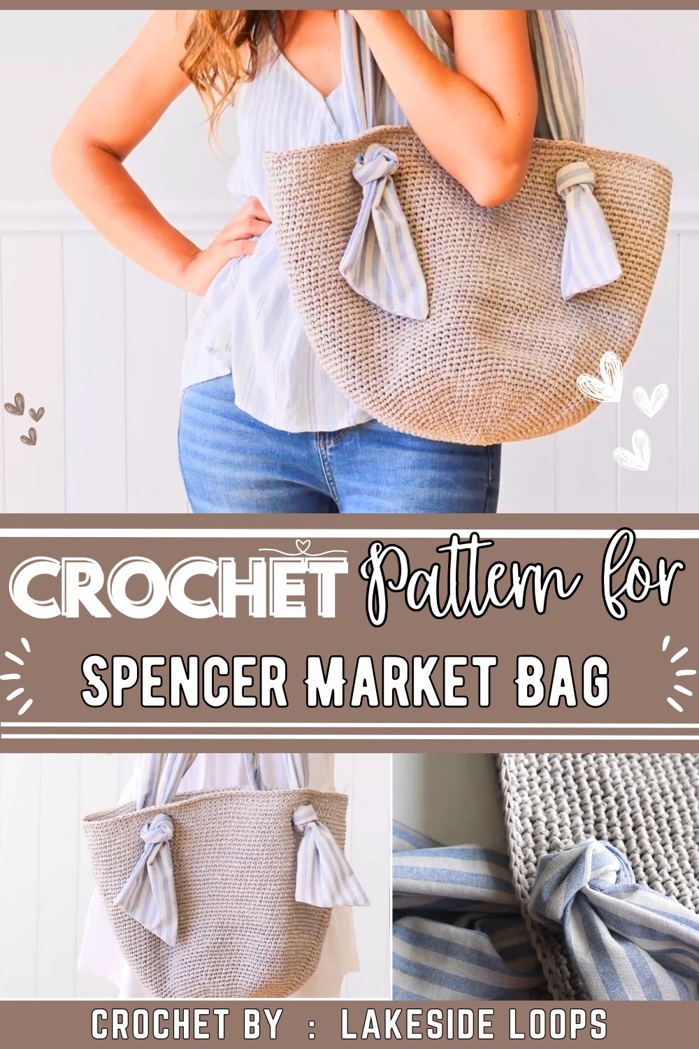 Spencer Market Bag FREE Crochet Pattern Video Tutorial