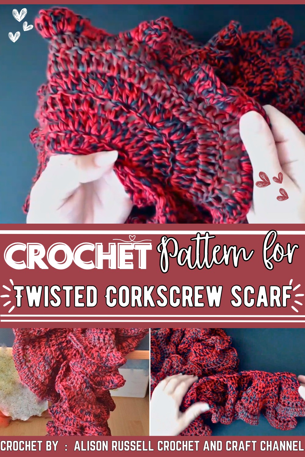 Twisted Corkscrew Scarf