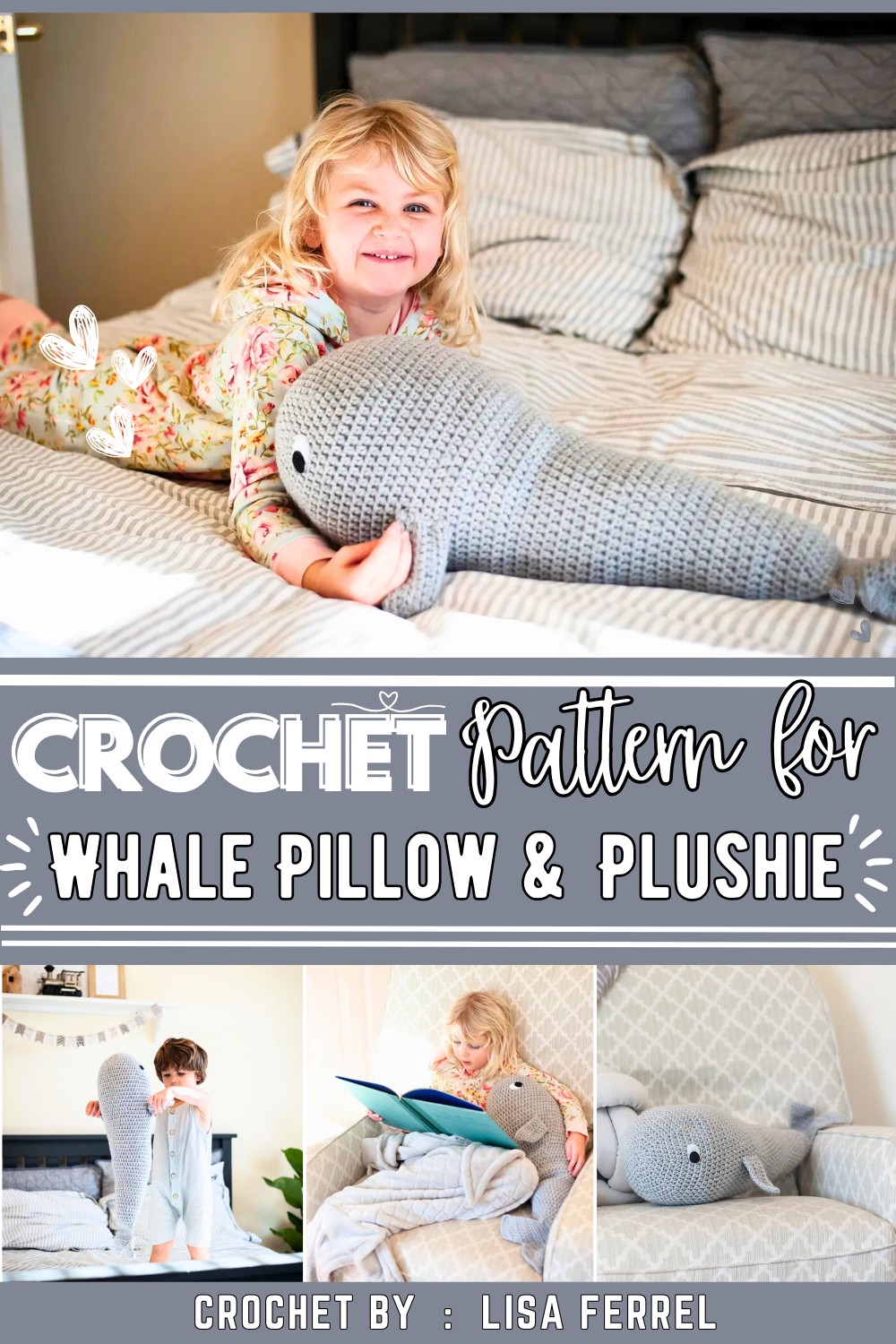 Whale Pillow & Plushie