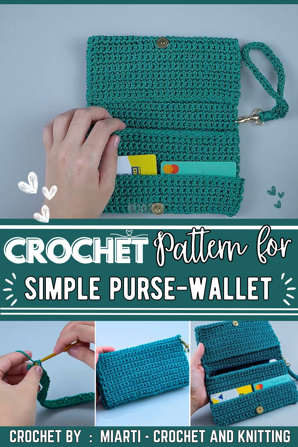 A Simple Crochet Purse-wallet