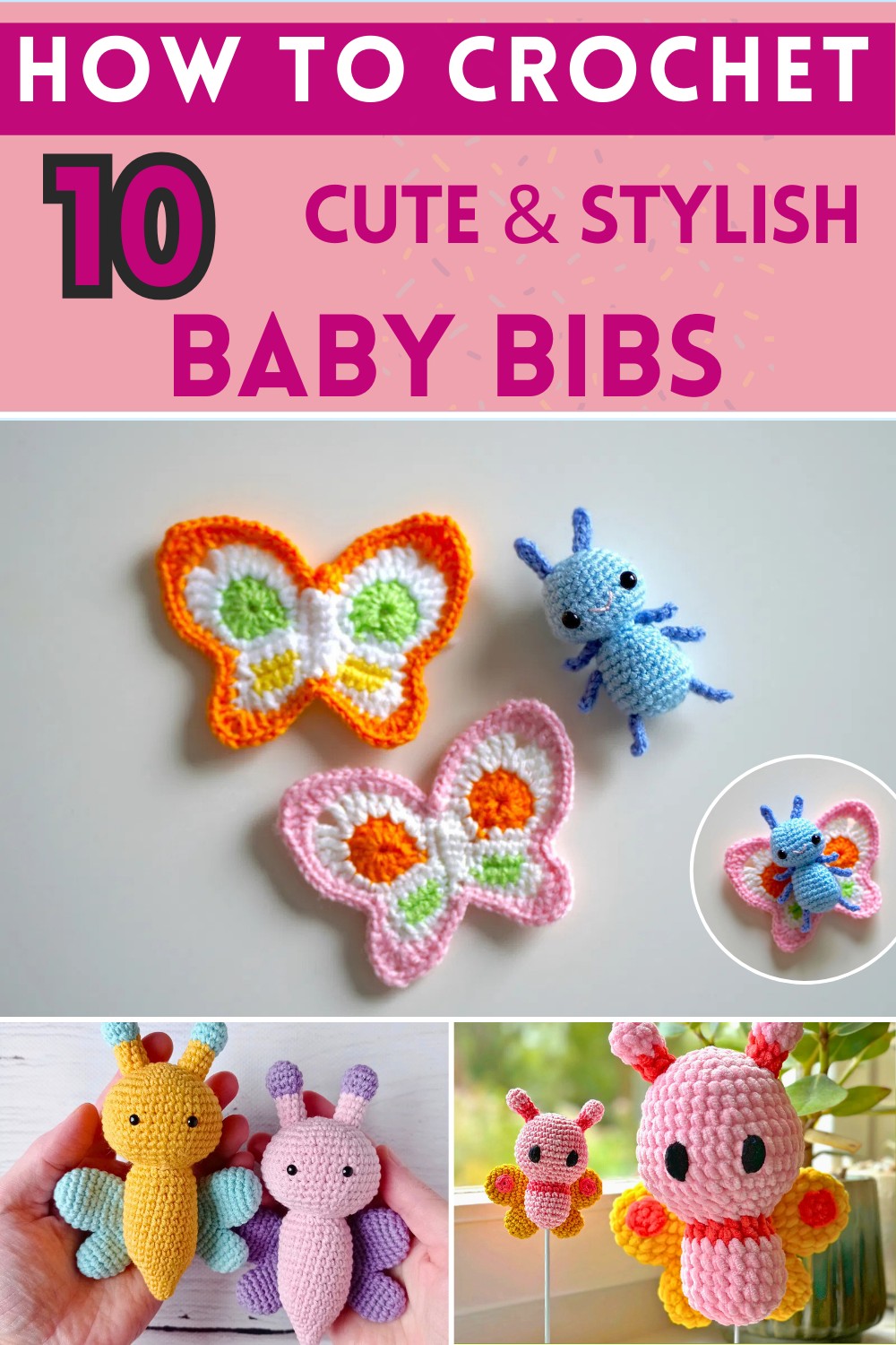 Amigurumi Butterflies Crochet Patterns