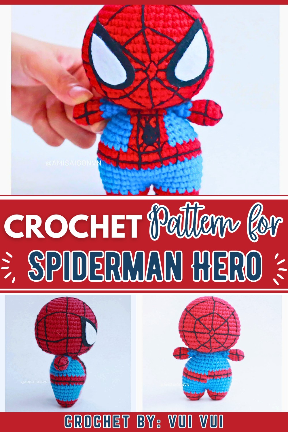 Amigurumi Spiderman Hero