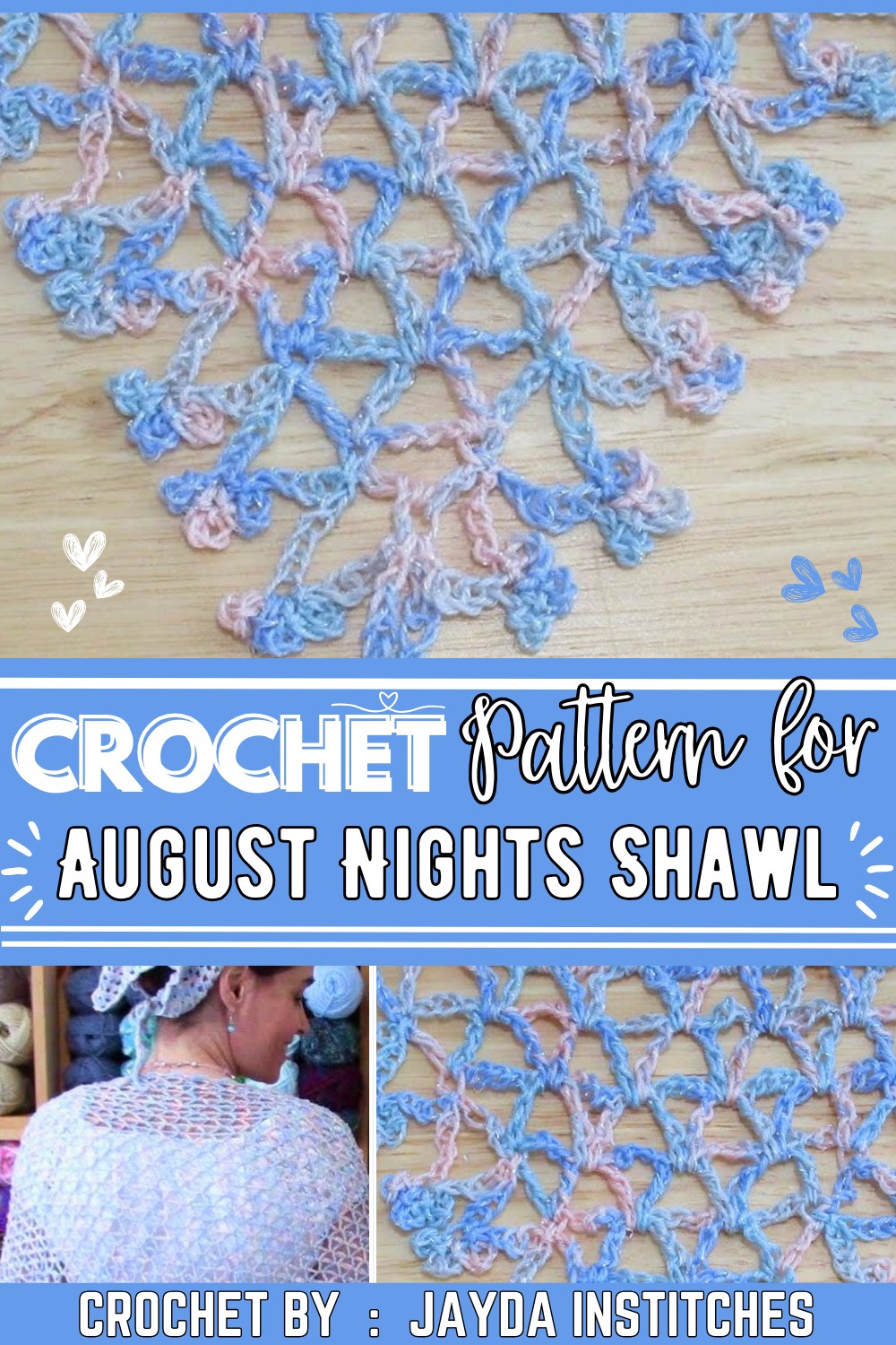 August Nights Shawl Using Summer Nights