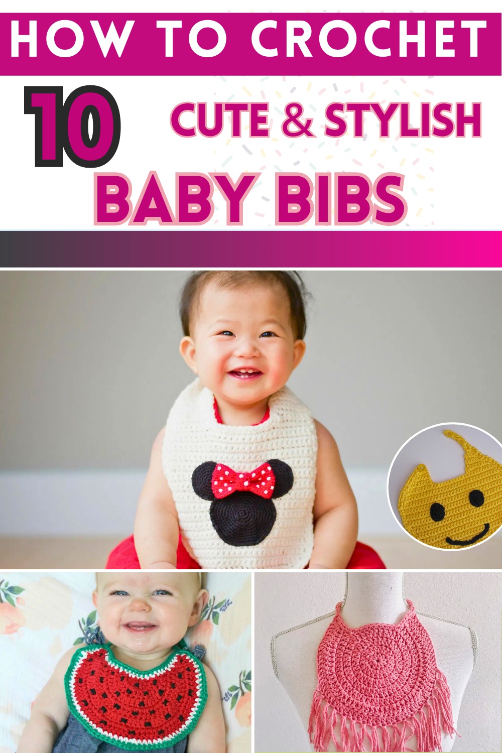 Baby Bibs Free Crochet Patterns