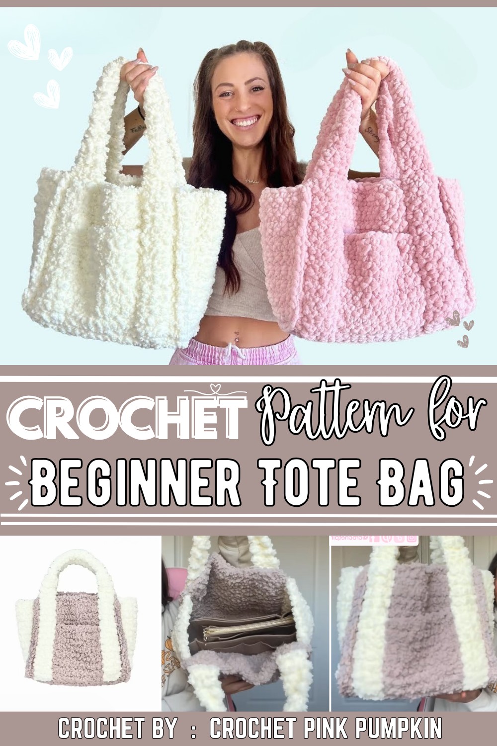Beginner Tote Bag Crochet Tutorial
