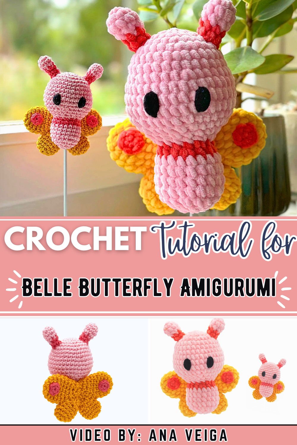 Belle the Butterfly Amigurumi