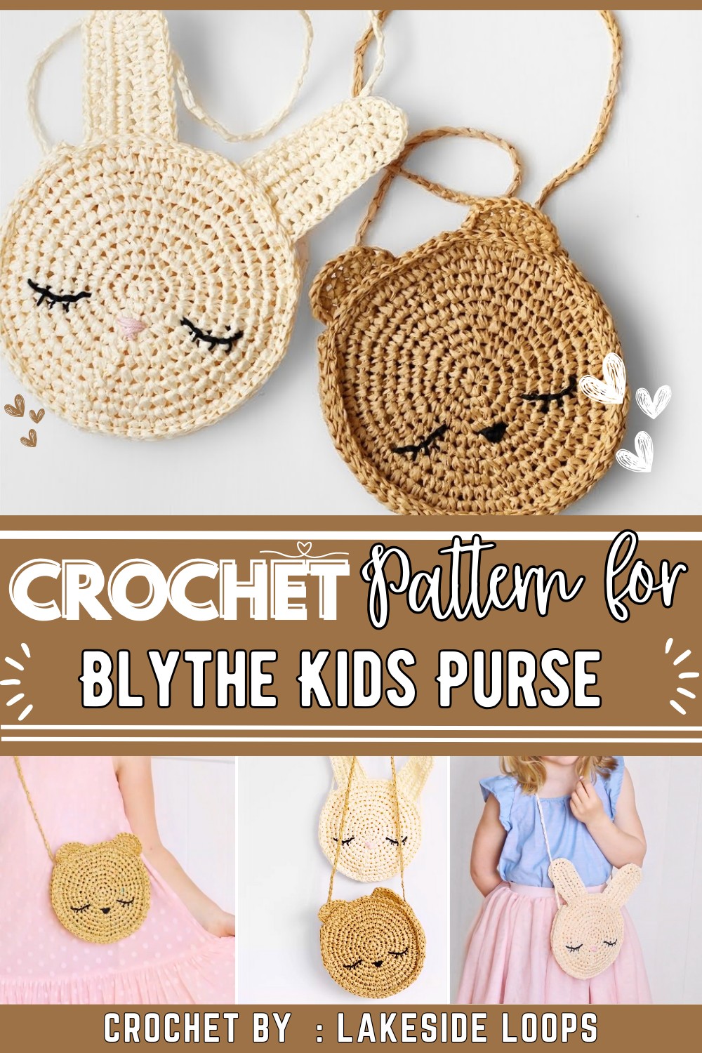 Blythe Kids Purse Free Crochet Pattern Video Tutorial