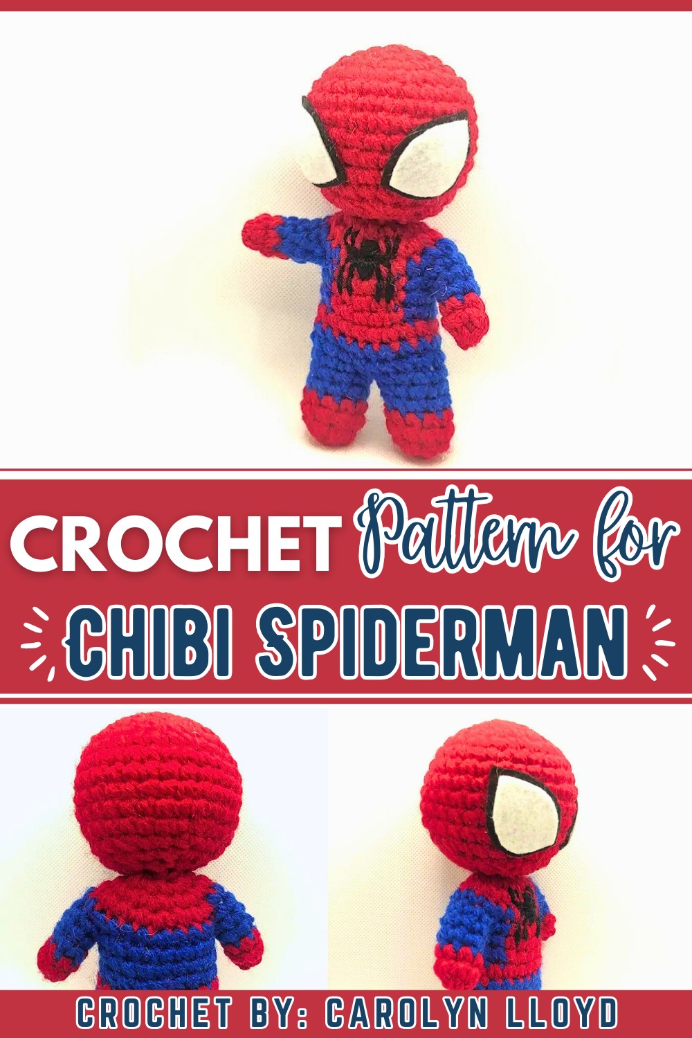 Chibi Spiderman Amigurumi