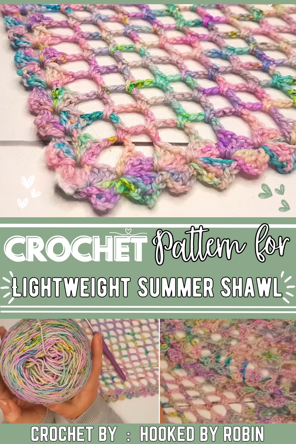 Crochet A Simple Lightweight Summer Shawl